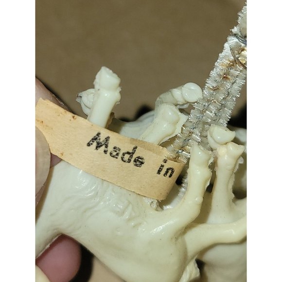 9 Vtg NOS Japan Mini 1.5" Celluloid REINDEER HTF XMAS Pipe Cleaner Picks 1940s - Picture 7 of 16